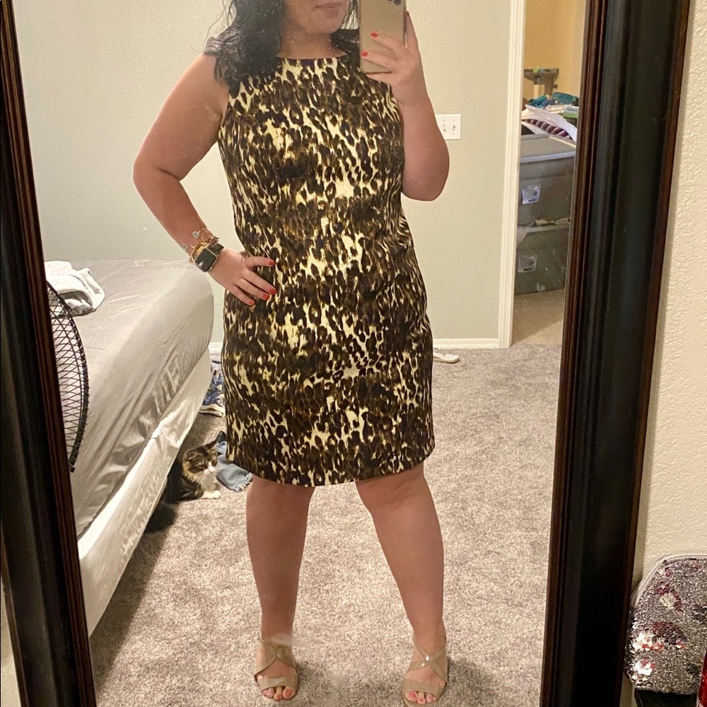 Leopard Work Dress